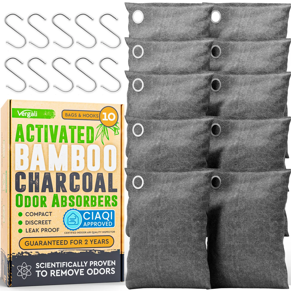 Charcoal Odor Absorber Bags